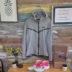 Nike Gray Zip-Up Hoodie